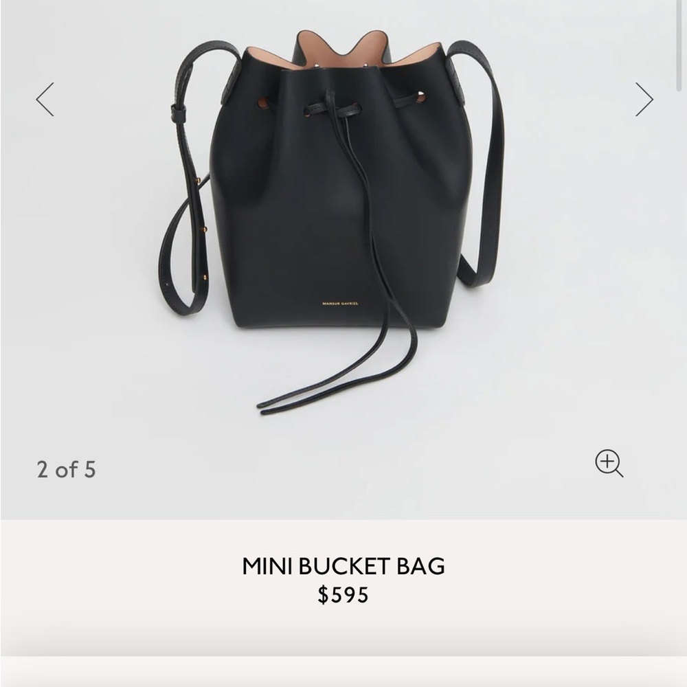 Mansur Gavriel mini bucket bag